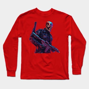 Cyber Cyborg Long Sleeve T-Shirt